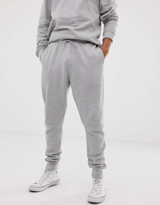 Bellfield panelled cotton sweat in grey, 3 of 3