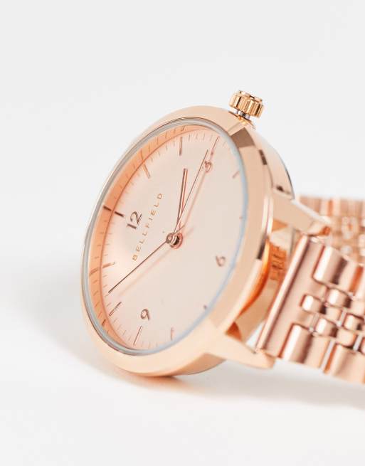 Bellfield watch deals rose gold