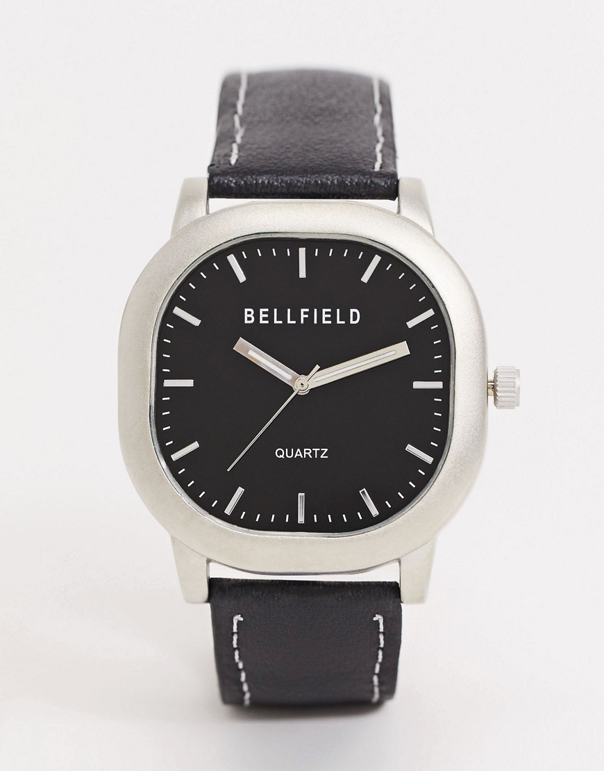 Bellfield - Vierkant horloge in zwart