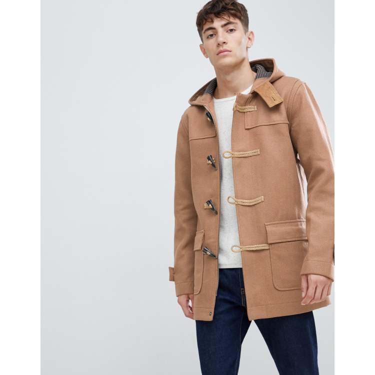 Mens tan duffle on sale coat