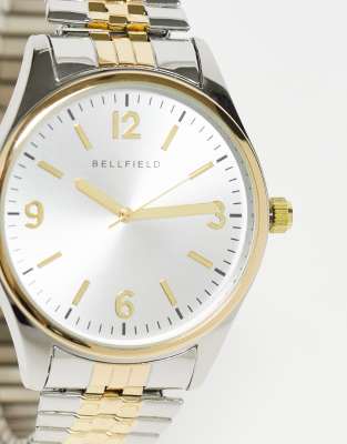Bellfield – Zegarek na regulowanej bransolecie w kolorze srebra