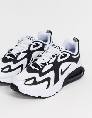 air max 200 black and white