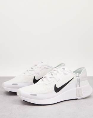 Бело-черные кроссовки Nike Reposto-Белый