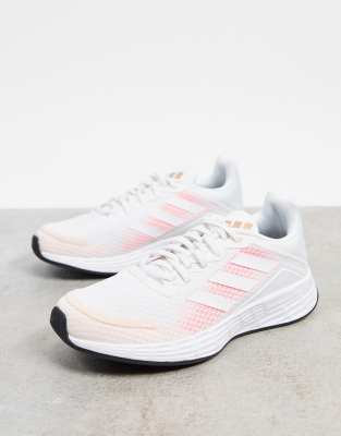 фото Бело-розовые кроссовки adidas running duramo sl-белый adidas performance