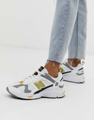 new balance 878 white yellow