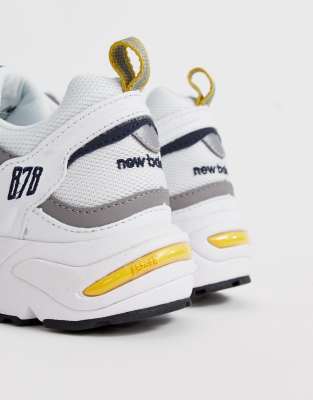 new balance 878 white yellow