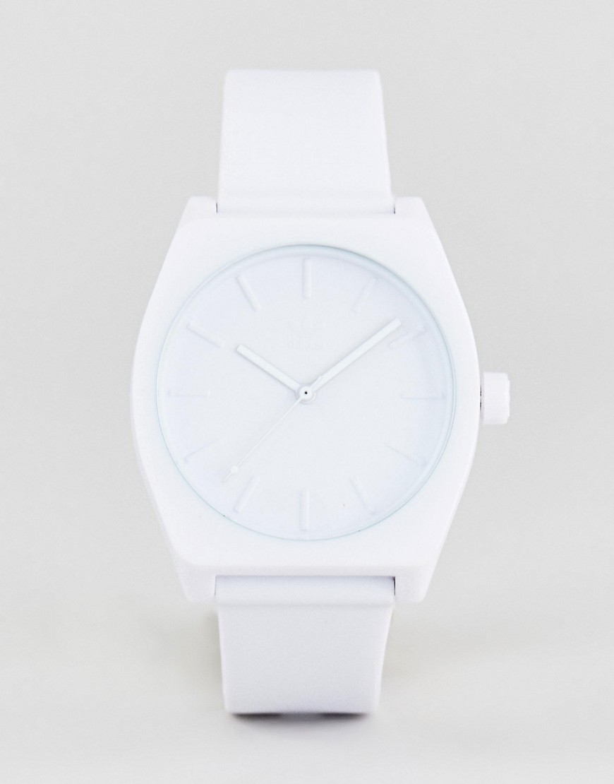 фото Белые часы с силиконовым ремешком adidas z10 process-белый adidas originals