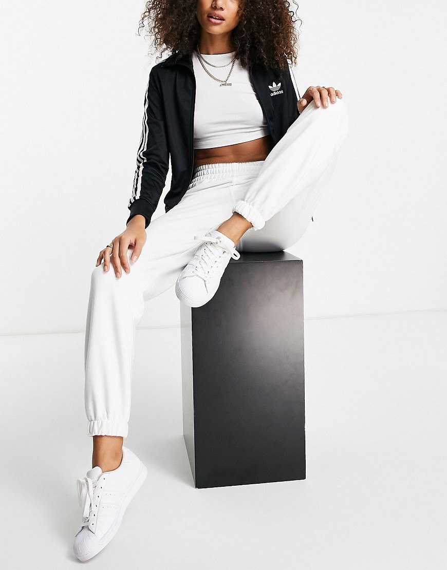 фото Белые джоггеры adidas originals adicolor contempo-белый