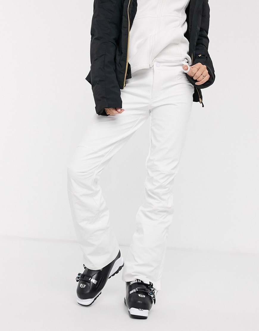 фото Белые горнолыжные брюки roxy-белый