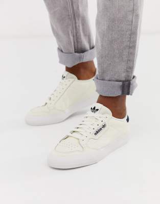 фото Белые кожаные кроссовки adidas original continental 80-белый adidas originals