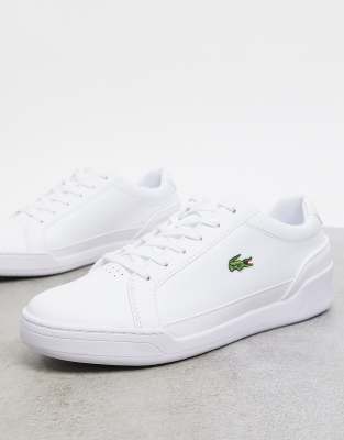 Lacoste Leather кроссовки белые