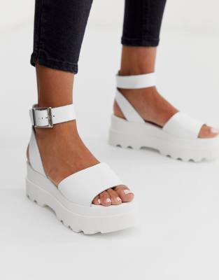 Белые сабо мюли ASOS