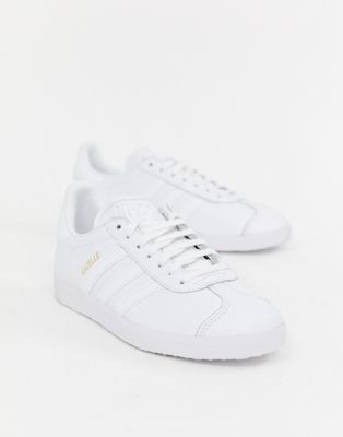 фото Белые кроссовки adidas originals gazelle-белый