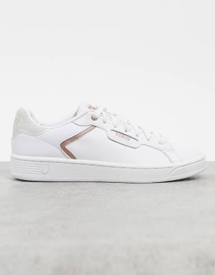 фото Белые кроссовки k-swiss clean court ii cmf-белый