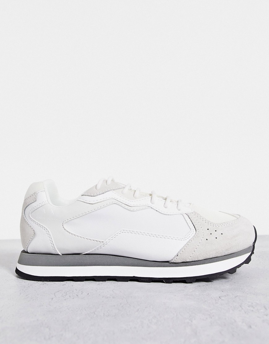 Белые кроссовки на толстой подошве Osaka-Белый ARMANI EXCHANGE 105948408
