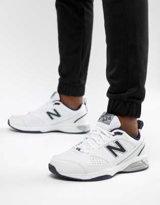 new balance 624 all white