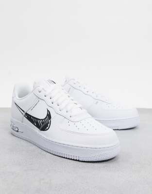 nike air force 1 lv8 utility white black