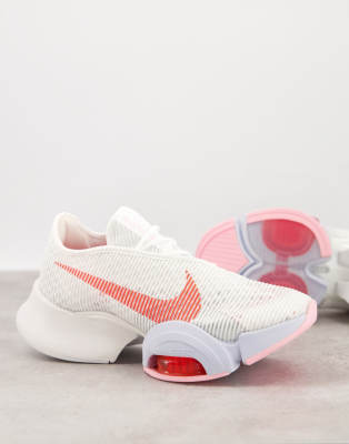 фото Белые кроссовки nike training air zoom superrep 2-белый