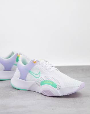 фото Белые кроссовки nike training superrep go 2-белый