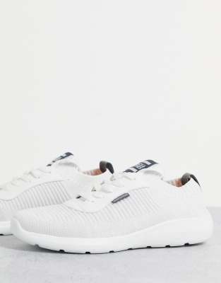 Туфли и спортивная обувь  Asos Белые кроссовки-носки на шнуровке Jack & Jones-Белый