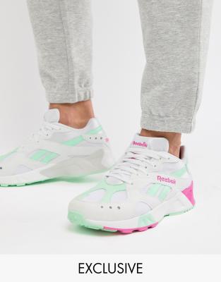 Reebok Aztrek белые кроссовки белые