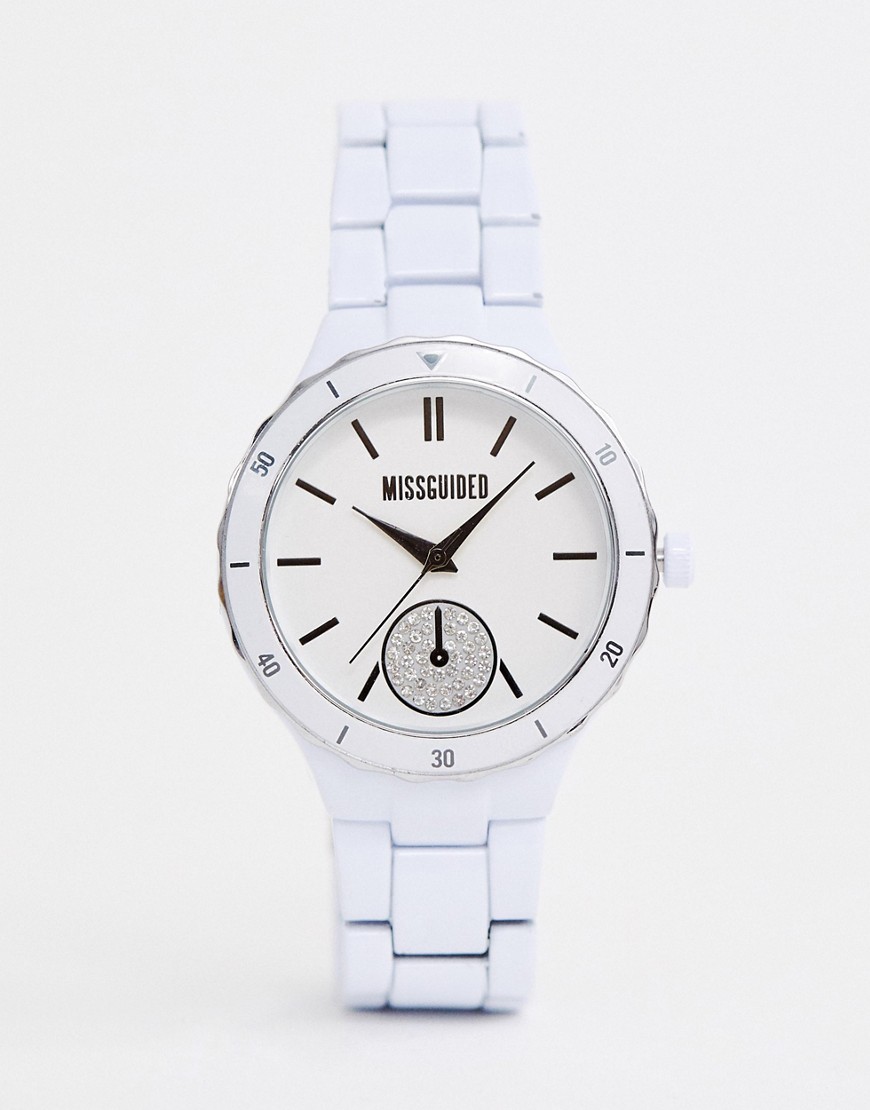 фото Белые наручные часы missguided-белый