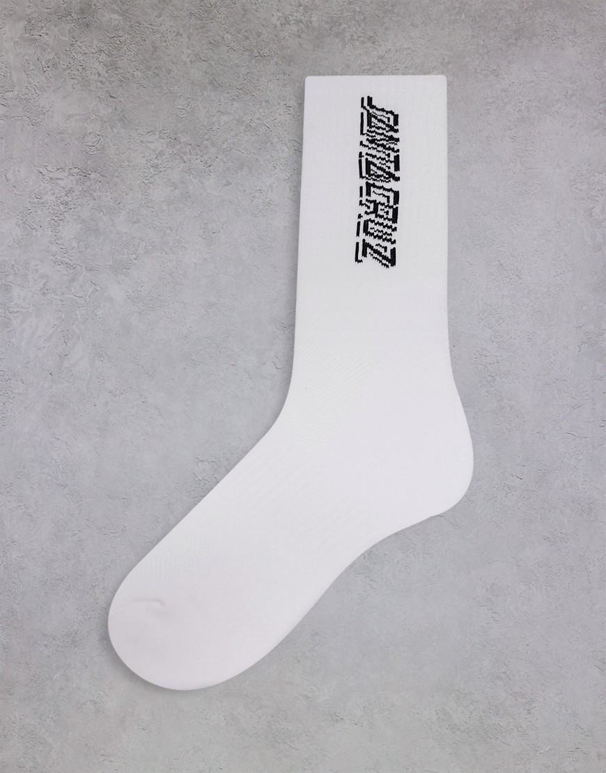 Белые носки с полосками контрастного цвета -Белый Santa Cruz 11607955