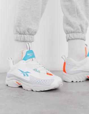 фото Белые кроссовки reebok dmx series 2200-бежевый