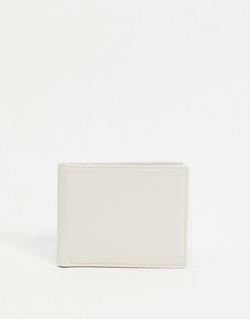фото Белый бумажник с контрастной подкладкой черного цвета smith & canova smith and canova