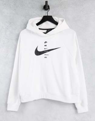 Nike Swoosh Hoodie белая