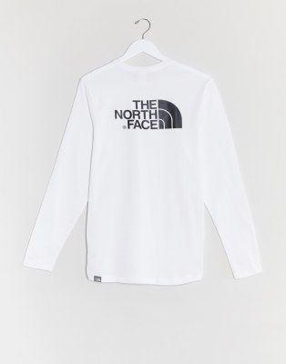 фото Белый лонгслив the north face easy