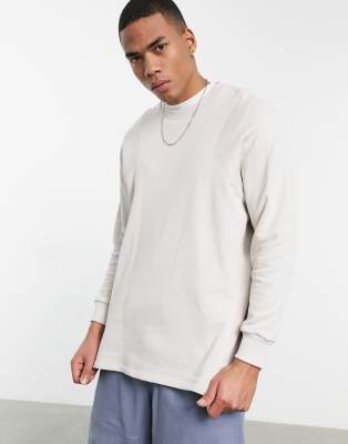 фото Белый oversize-свитшот asos design