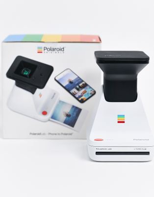 фото Белый принтер моментальной печати polaroid lab-бесцветный