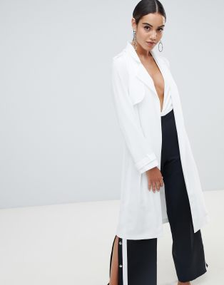 Белый тренч Missguided