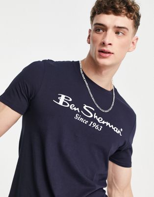 Ben Sherman 2 pack t-shirt in navy & grey