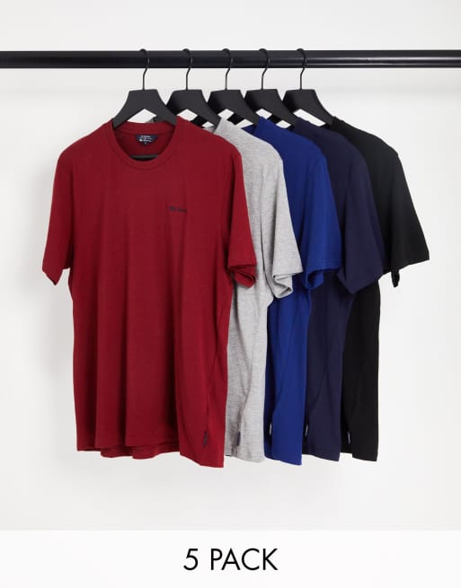 Ben Sherman 5 pack t-shirts in multi