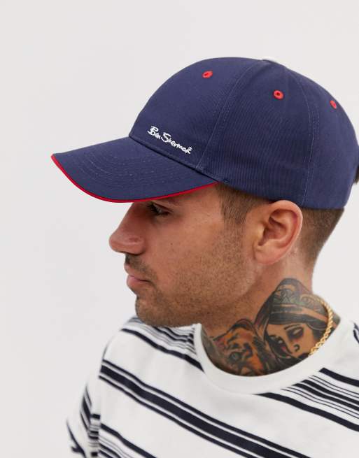 Ben Sherman baseball cap in navy | ASOS