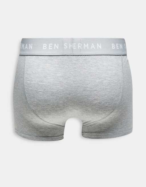 Ben Sherman – Blå och marinblå kalsonger, 5-pack, 2 av 4