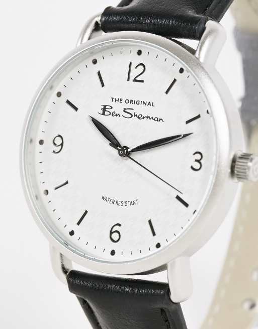 Ben sherman black and silver watch