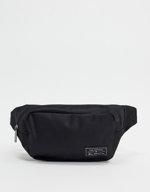 Ben Sherman byron sling bag in black