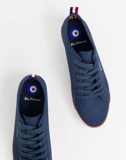 Ben sherman store canvas plimsolls