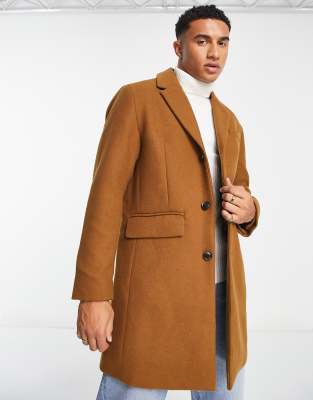Ben Sherman - Cappotto sartoriale color cammello