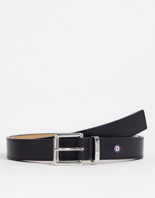 Ben Sherman - Ceinture en cuir pour jeans - Noir