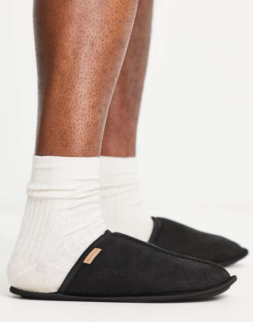 Ben Sherman - Chaussons style mules - Noir, 3 de 4