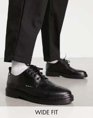 Ballerines En Cuir Noir Ben Sheman - Taille 37 - Occasion Bon état - Talon 1,5 Cm