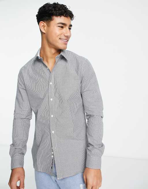 Ben Sherman - Chemise à mini carreaux vichy - Noir 