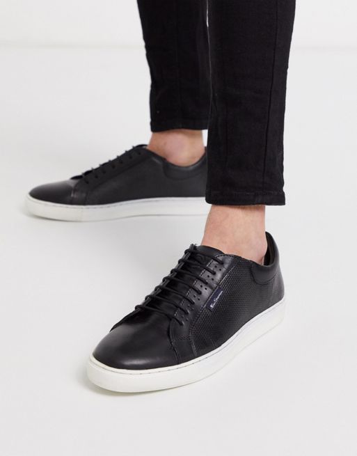 Ben Sherman chunky sole sneakers in black | ASOS