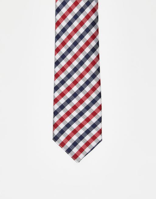 Ben Sherman - Cravatta a quadri multicolore