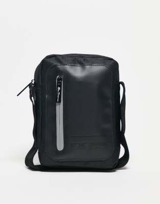 Ben Sherman crossbody bag in black - ASOS Price Checker