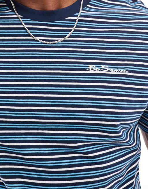 Kurzärmliges Shirt Ben Sherman Herren T-Shirt Aus Baumwolle Kurzarm L Ssig 436527